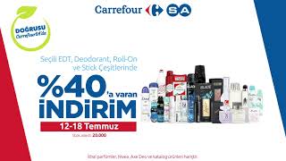 Seçili EDT, Deodorant, Roll-On ve Stick Çeşitlerinde %40'a Varan İndirim