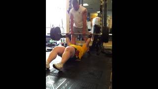 180kg/400lbs single RAW floor press