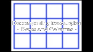 Decomposing Rectangular Arrays - Rows and Columns