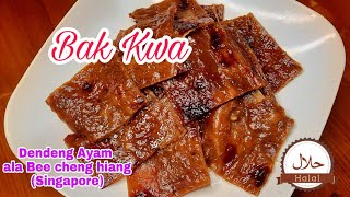 Dendeng Ayam Ala Singapore||Cara Membuat Bak Kwa/Dendeng Cina