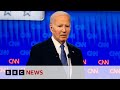 Joe Biden blames jet lag for debate performance | BBC News