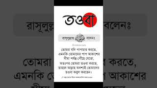 তোমরা যদি পাপাচার করতে, এমনকি তোমাদের পাপ আকাশের সীমা পর্যন্ত পৌঁছে যেতো...