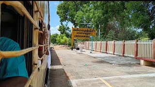 அம்பை to தென்காசி அழகிய இரயில் பயணம்|Ambai to Tenkasi Train Journey On boarding 06685