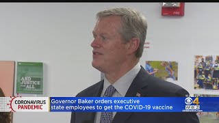Baker Mandates COVID Vaccines For 44,000 Executive Department Employees