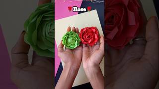 Cute rose 🌹 | DIY Paper rose tutorial #shorts #art