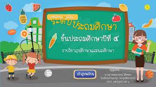 สุขศึกษาและพลศึกษา ป.4 หน่วยที่ 1 ตัวเรา (บทที่ 1 การเจริญเติบโตและพัฒนาการของเรา)