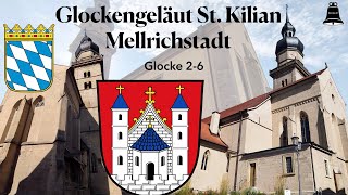 Mellrichstadt (D), Das Glockengeläut der kath. Pfarrkirche St. Kilian, Glocke 2-6