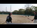 三重県草野球チーム　西ヶ丘aufers　2017年シーズン開幕戦の一打