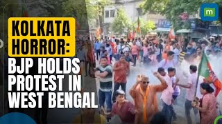 Kolkata Horror: BJP holds protest in Alipurduar; Police use water cannons to disperse protesters