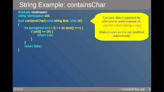 C++ Strings and for-each loop: Programming Lecture