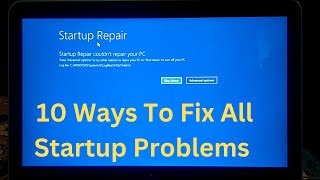 ✅10 Ways To Fix Automatic Repair Loop In windows 10 /11 -2023|Startup Repair Couldn’t Repair Your PC
