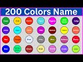 Amazing Colors Name || 200 Color Names You Need to Know