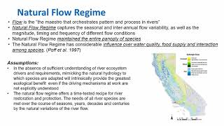 Fundamental Concepts of Environmental Flows and Instream Flows