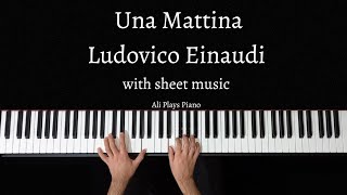 Una Mattina - Ludovico Einaudi: with sheet music