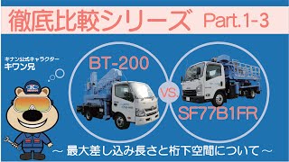 BT-200 SF77B1FR 徹底比較シリーズ Part1-3