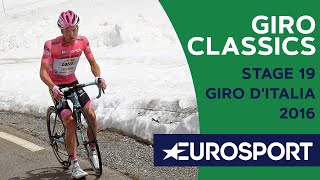 Steven Kruijswijk's Crash During Stage 19 of Giro 2016 | Giro Classics | Cycling | Eurosport