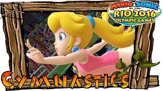 Mario and Sonic at the Rio 2016 Olympic Games Wii U - Rhythmic Gymnastics (All Characters Gameplay)