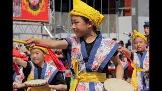 20170729新宿エイサーまつり2017（用賀小エイサーチーム）【ＨＤ・原画４Ｋ】