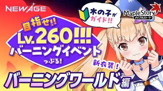 目指せ！！Lv.260！！！バーニングイベントっぷる！ バーニングワールド編【メイプルストーリー】