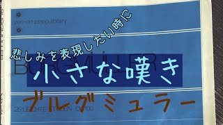 小さな嘆き　ブルグミュラー 25の練習曲