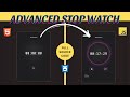 Create an Animated Stopwatch with HTML, CSS, & JavaScript | Code Showcase