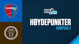 Sandefjord - Mjøndalen | 0-3 | Høydepunkter | Kampdag 3 - Eliteserien 2021