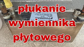 Płukanie wymiennika płytowego