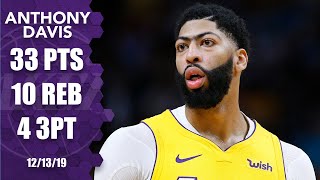 Anthony Davis drops 33 points, 10 rebounds in Lakers vs. Heat matchup | 2019-20 NBA Highlights