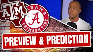 Texas A&M vs Alabama - Preview + Prediction (Late Kick Cut)