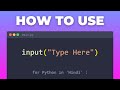 31. 🚀 Master User Input in Python | Python Input Function Explained | Beginner Python Tutorial 2025
