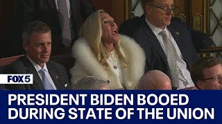 President Biden booed, called a liar by Marjorie Taylor Greene during State of the Union | FOX 5 DC