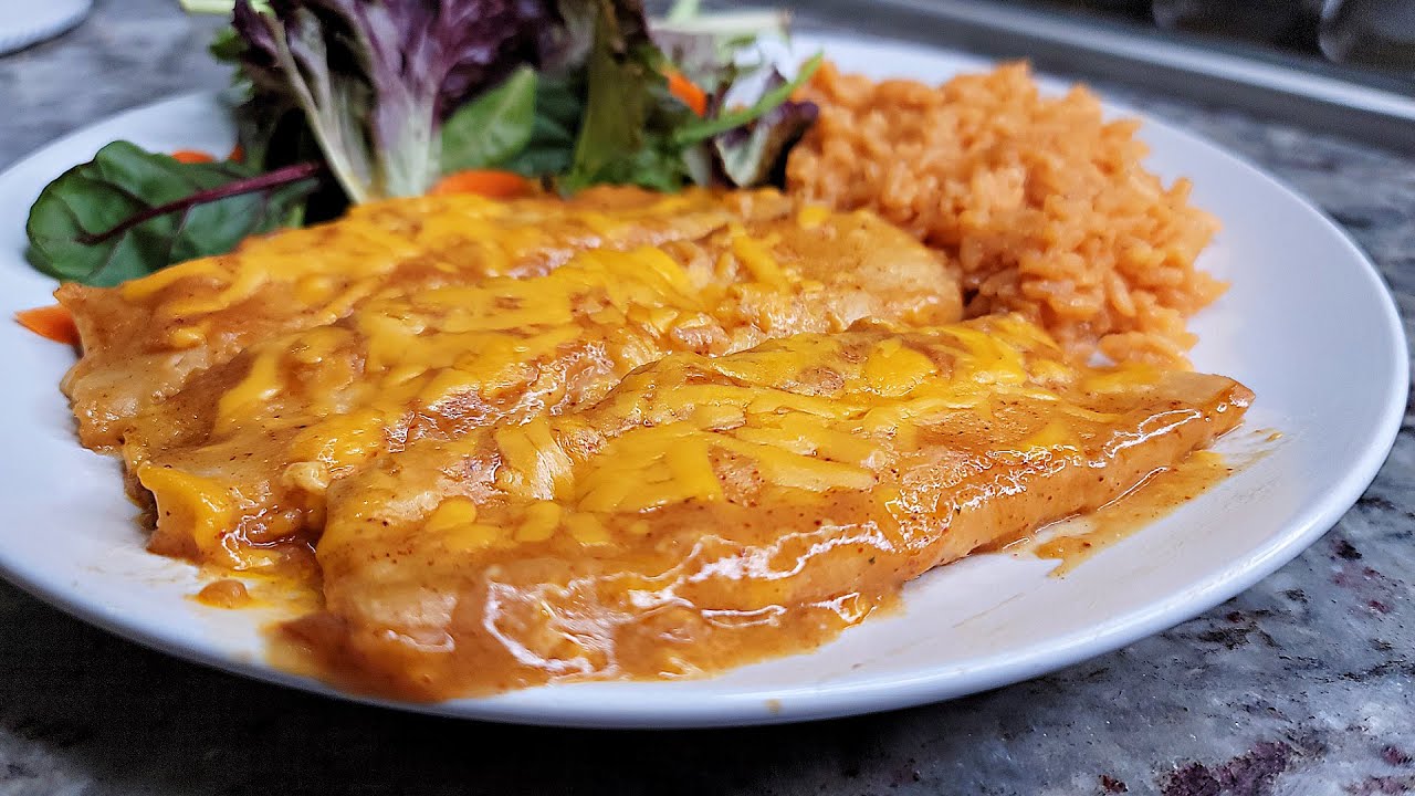 CHEESE ENCHILADAS | Andy's Home Cafe Cheese Enchiladas - YouTube