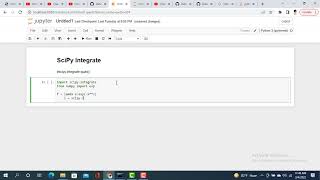 SciPy Integrate | SciPy Tutorial | Data Science