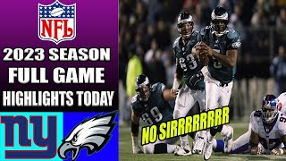 Eagles vs Giants [FULL HIGHLIGHTS] WEEK 16 12/25/2023 | NFL HighLights TODAY 2023