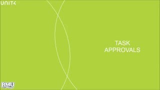 UNIT4: Task Approvals