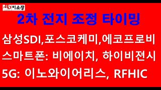 삼성SDI.포스코케미칼.비에이치.하이비젼시스템.알에프텍.이노와이어리스.서진시스템.RFHIC.톱텍.액트로