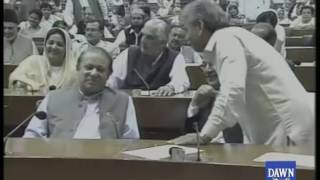 Nawaz Sharif in National Assembly