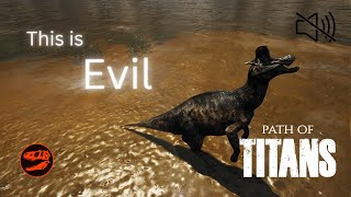 Lamb PvP Combat Gameplay - Drown Specialist - Path of Titans - Gondwa Official - Lambeosaurus