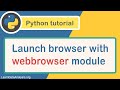 Open Web Browser With webbrowser Module in Python