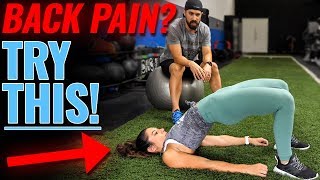 STRONG Glutes & Back Pain (3 Minute Workout FIXES Weak Butt)