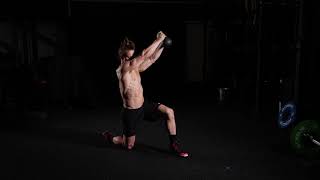 Half Kneeling Kettlebell Chop and Lift