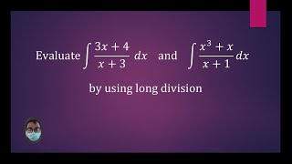 Integration using long division