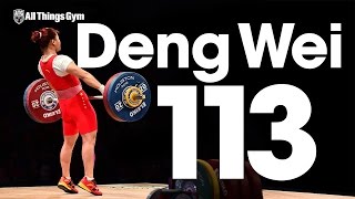 Deng Wei (63kg) 113kg Snatch 2015 World Weightlifting Championships