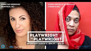 Playwright to Playwright: Christine Rodriguez interviews Donna-Michelle St. Bernard