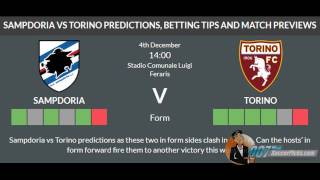Sampdoria vs Torino PREDICTION (by 007Soccerpicks.com)