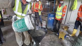 Acme Pictor Grouting Pump Singapore Hospital Project