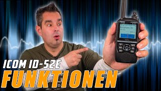 Icom ID-52E 📱 Alle Funktionen im Detail