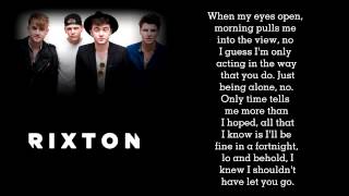 Rixton - Hotel Ceiling Lyrics