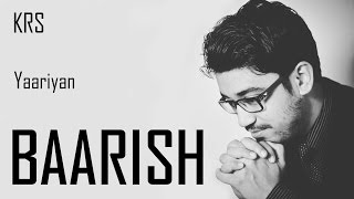 Baarish Karaoke | Instrumental | Yaariyan | Mohammed Irfan | Mithoon | KRS