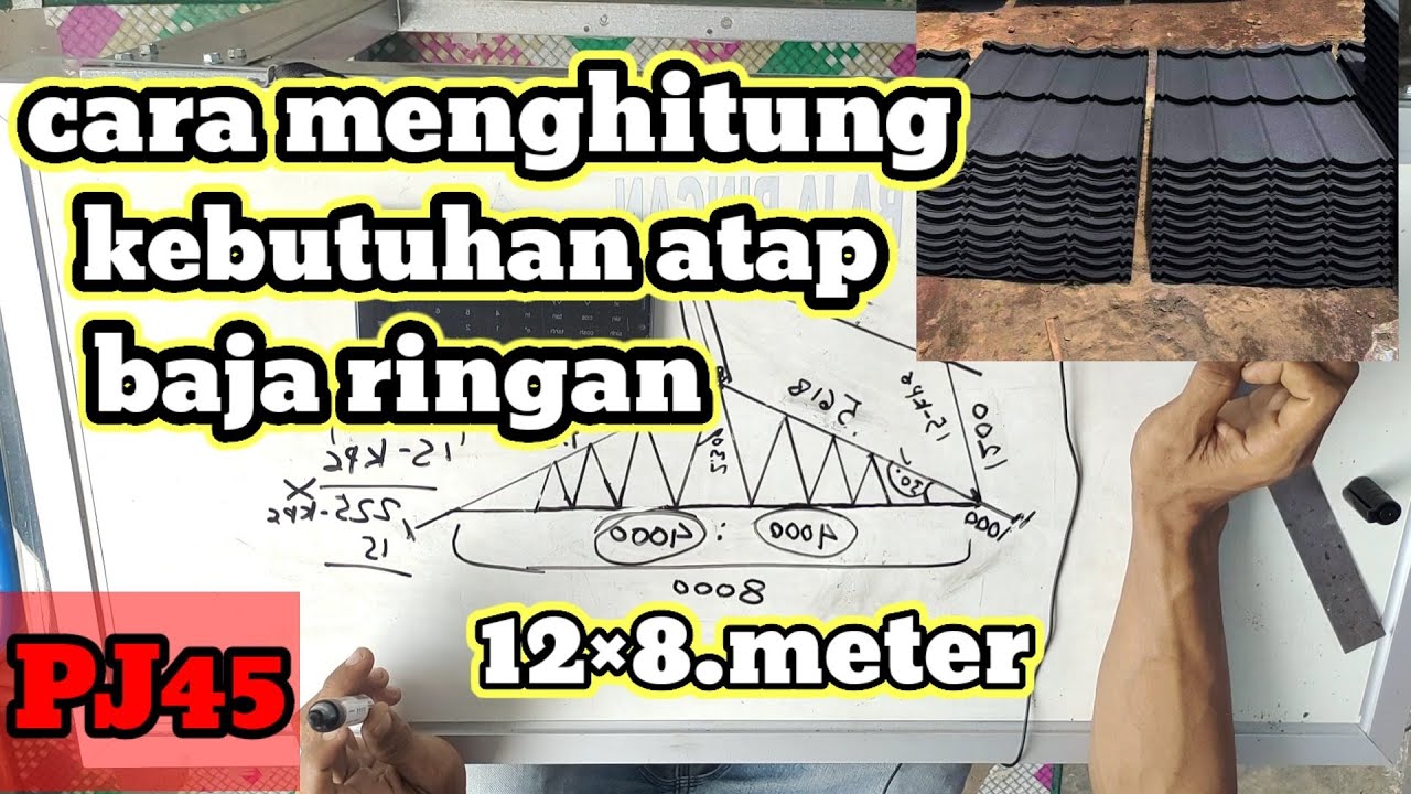 Cara Menghitung Kebutuhan Atap Baja Ringan - YouTube